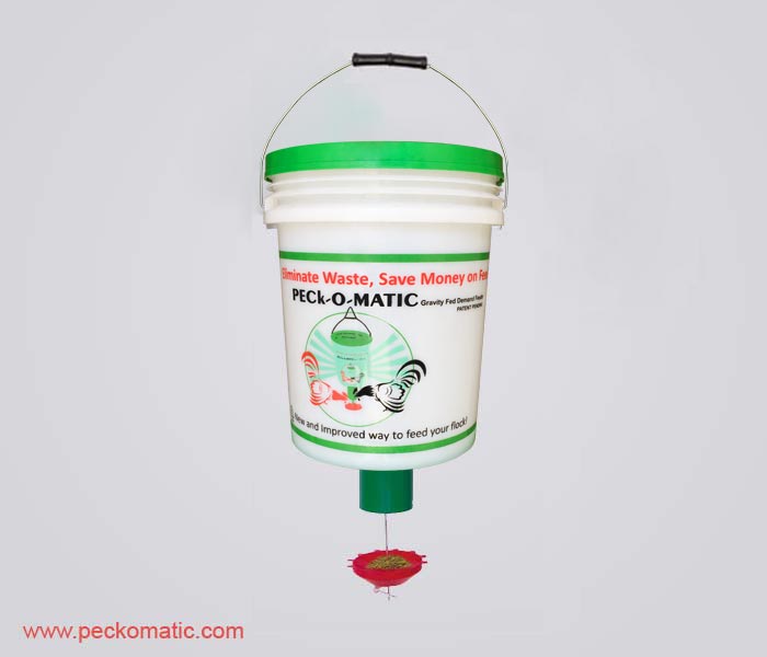 Peckomatic Demand Feeder Kit with Pail